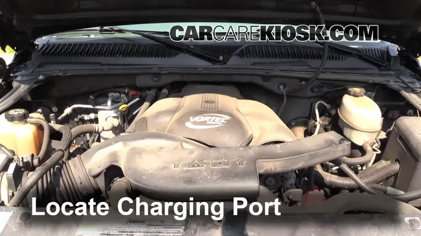 2003 Cadillac Escalade 6.0L V8 Air Conditioner Recharge Freon